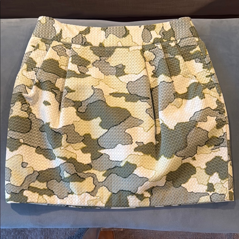 Camouflage Patterned Skirt